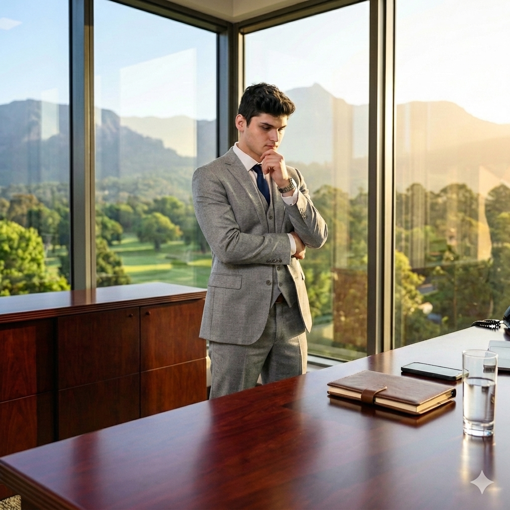 Erik deep in visionary thought